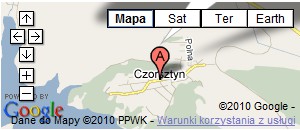 mapa czorsztyn